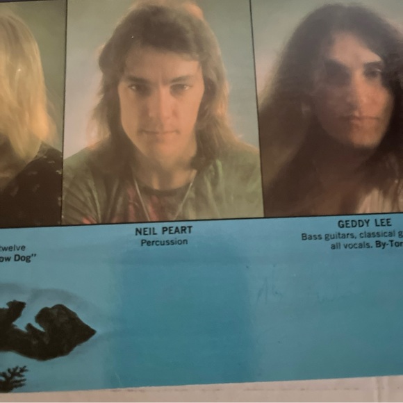 RUSH Vintage Coil Bound Blank Notebook Blue Owl Fly By Night Rush Memorabilia - Picture 6 of 8